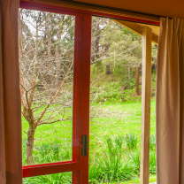 View from the Brook Cabin at The Tree House