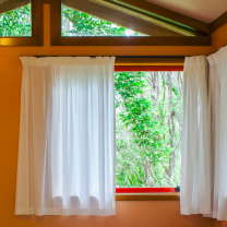Inside the Pond Cabin at The Tree House